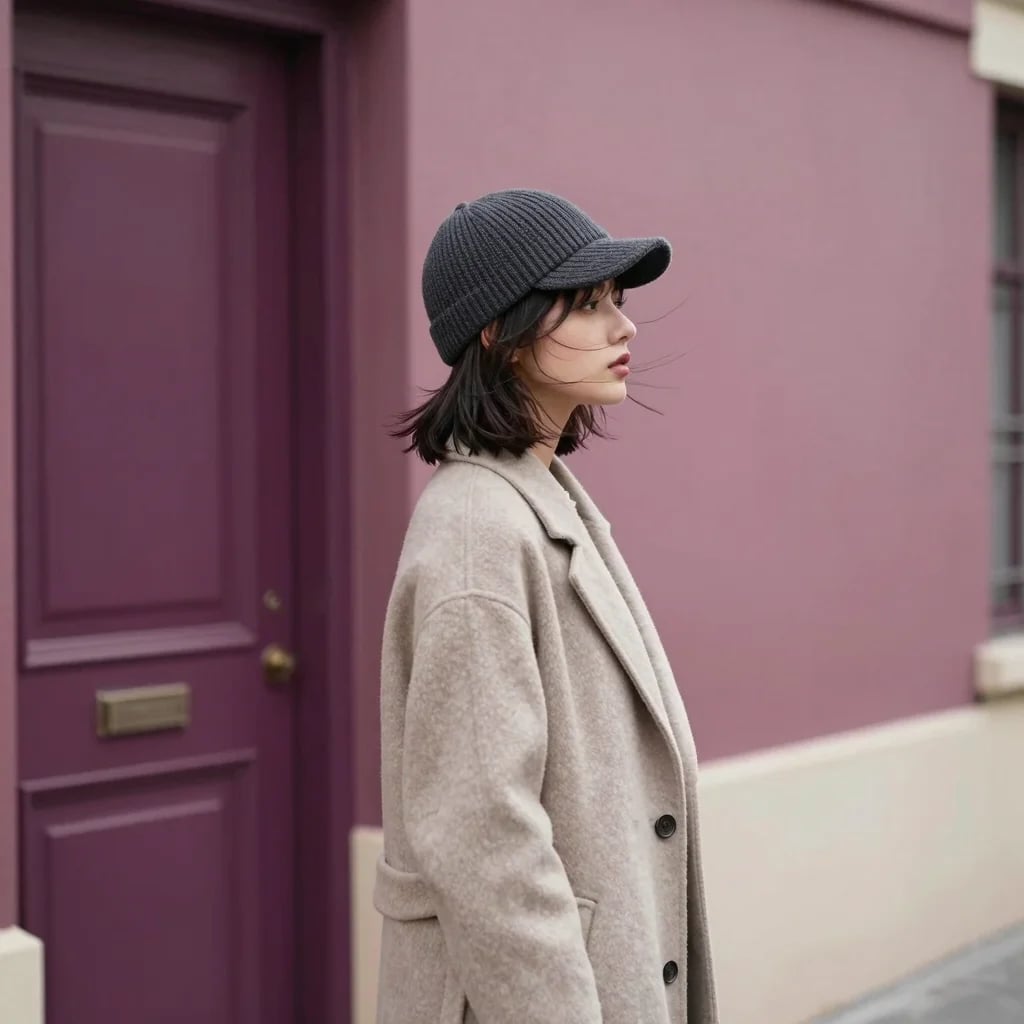 Charcoal Ribbed Cap