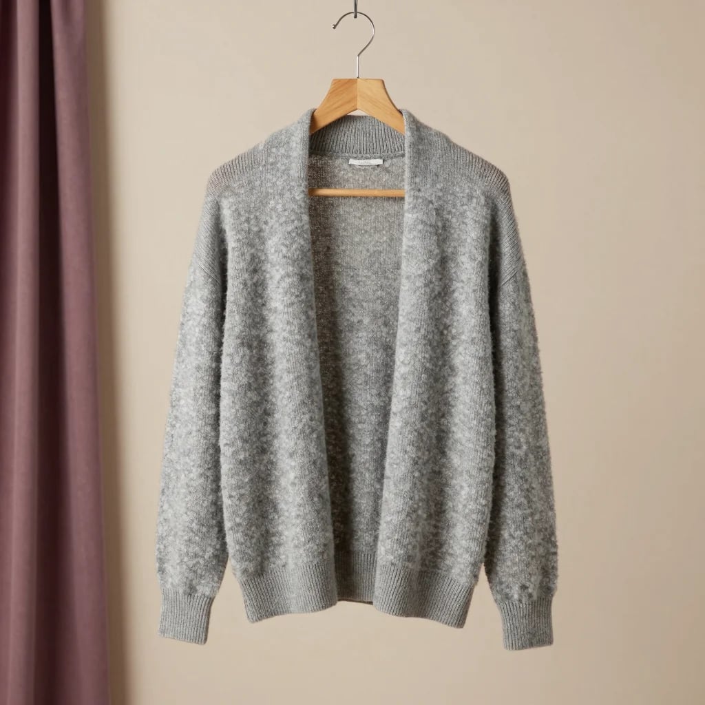 Boxy Grey Cardigan